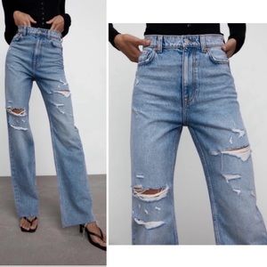 Zara 90’s Full Length Hi-Rise Jeans - 29